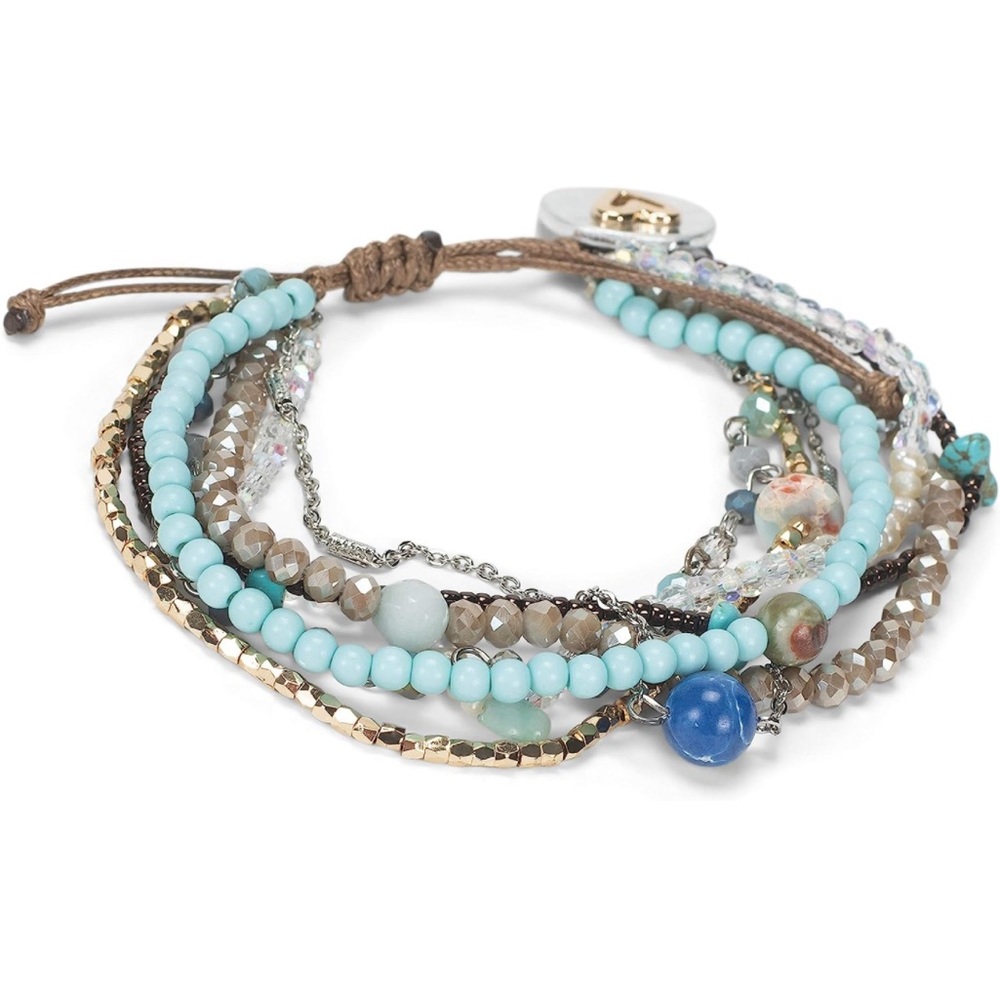 Demdaco Your Journey Prayer Bracelet NWT Turquoise